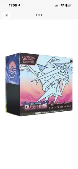 Chaos Rising Pokemon Center ETB Elite Trainer Box TCG In Hand - Image 1