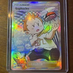 Sophocles Full Art Trainer - 146/147 Burning Shadows - Pokemon TCG - Mint/NM - Image 1