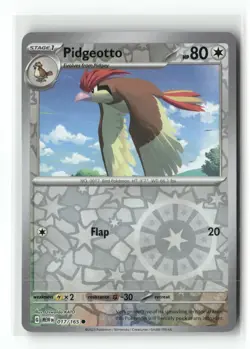Pidgeotto 017/165 Common 151 Pokemon Reverse Holo Near Mint - Image 1