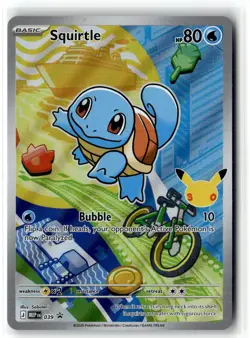 Squirtle 039 Holo Promo ME: Mega Evolution Promo Pokemon NM b3 - Image 1