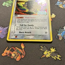 Tauros 12/100 Reverse Holo NM -Stamped Pokemon Card- EX Crystal Guardians (5z) - Image 5