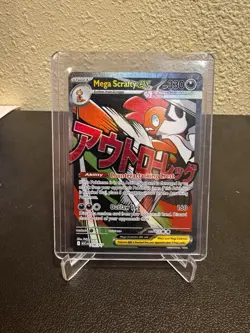 Mega Scrafty ex 270/217 Mega Attack Rare Ascended Heroes Pokemon Near Mint - Image 1