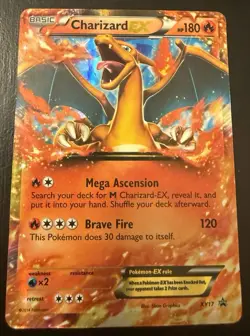 Pokemon TCG Cards Charizard EX XY17 Promo Holo EXC (Standard Size) - Image 1