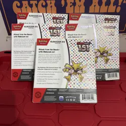 Pokemon TCG Scarlet and Violet - 151 Alakazam ex Collection Box x5 - Image 4