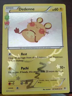 Dedenne RC10/RC32 Generations: Radiant Collection Holofoil Uncommon Pokemon TCG - Image 2