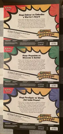 Set Of 3 Pokemon TCG Ascended Heroes Ex Box Brand New/Sealed Lot! Free Shipping - Image 2