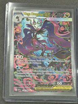 Pokemon TCG: Me04: Chaos Rising Mega Dragalge EX 118/086 Holo SIR - Image 1