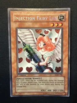 Yugioh! LOD-100 Injection Fairy Lily 1st Edition - Image 1