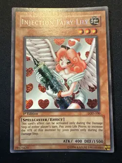 Yugioh! LOD-100 Injection Fairy Lily 1st Edition - Image 2