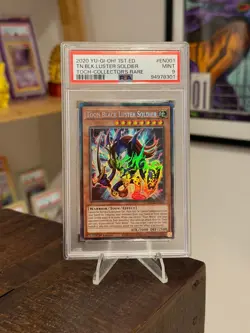 Toon Black Luster Soldier 1st Edition TOCH-EN001 YuGiOh! Collectors Rare PSA 9 - Image 1