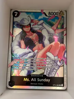 OP14-084 Ms. All Sunday English SR One Piece TCG Card Game - Image 1