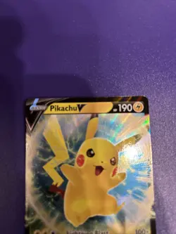 Pokemon TCG SWSH: Sword & Shield Promo Cards #SWSH198 Pikachu V LP - Image 2