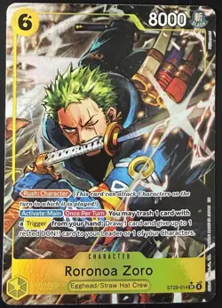One Piece TCG Roronoa Zoro ST29-014 (SR) Alt Art Starter Deck (EGGHEAD) - Image 1