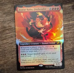Wizards of the Coast Avatar Roku, Firebender 191 Mythic Foil English Card - Image 1