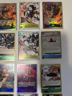 One Piece TCG Card Lot (SR, Jolly Roger Foils, Dons, Holos) Near Mint. 47 Cards - Image 3