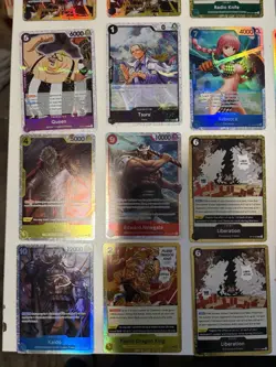 One Piece TCG Card Lot (SR, Jolly Roger Foils, Dons, Holos) Near Mint. 47 Cards - Image 4