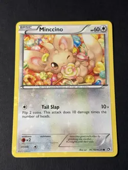 Minccino RC18/RC25 Holo Legendary Treasures: Radiant Collection Pokemon Card - Image 1