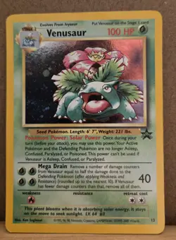 Wotc Promo Venusaur 13 holo ungraded MP Pokemon Card - Image 1