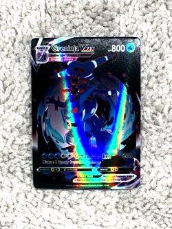 Greninja VMax HP800 G-Max Shuriken Holo Fan Art Display Card NM! - Image 1