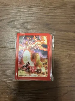 Pokemon Ultra Premium Charizard VMAX UPC Card Sleeves 65ct BRAND NEW IN HAND x1 - Image 1