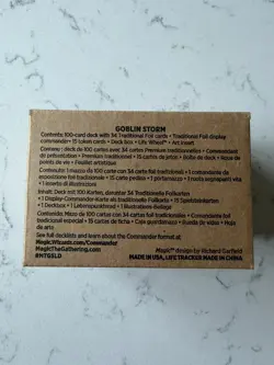 Magic - MTG Secret Lair Commander Deck: Goblin Storm - New Sealed In Hand - Image 4