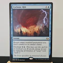 Cyclonic Rift Modern Masters 2017 Rare Blue Instant 035/249 - Image 1