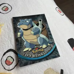 Pokemon TV Topps Chrome Blastoise #09 Rare Trading Card 2000 Pokemon - Image 3