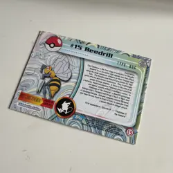 Pokemon Card #15 Beedrill Holo Rare Topps Trading Pokemon - Image 4