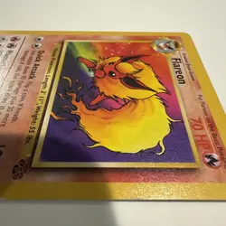 Flareon Jungle #19/64 NON-HOLO Rare Pokemon Card WotC - LP TCG - Image 2