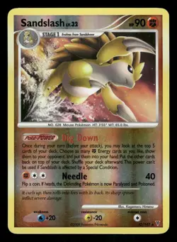 Pokemon Sandslash Rare Supreme Victors 42 LP Reverse Holo - Image 1
