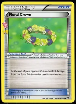 Floral Crown RC26/RC32 Generations Radiant Collection Trainer Item Pokemon LP 20 - Image 1