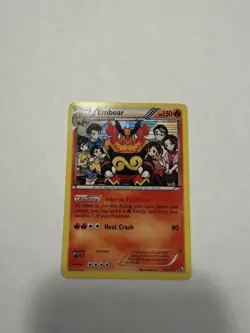 Pokemon TCG Emboar Legendary Treasures 27/113 Holo Holo Rare - Image 1