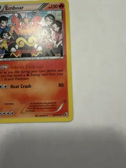 Pokemon TCG Emboar Legendary Treasures 27/113 Holo Holo Rare - Image 5