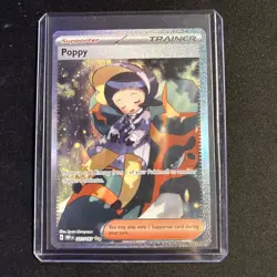 Poppy Full Art 227/197 Illustration Rare Obsidian Flames Pokemon TCG - Image 1
