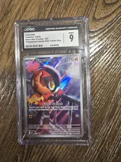 Pokemon CGC 9 Charcadet Promo 2025 #022 MEP ETB English #2 - Image 1