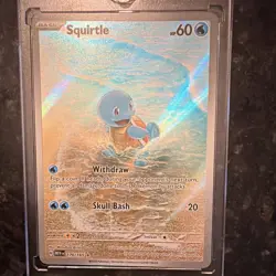 Pokemon TCG Squirtle 170/165 Sv: Scarlet & Violet 151 Illustration Rare GEM - Image 3