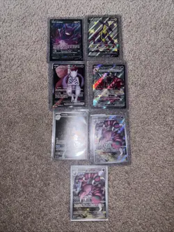 Pokemon Tcg Illustration, Rare Lot Of 7 - Image 1