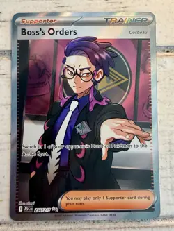 Boss’s Orders 256/217 Ultra Rare Full Art Pokemon TCG Ascended Heroes NM/MINT!! - Image 1