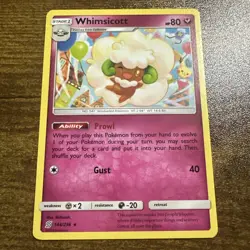 Whimsicott 144/236 Rare Unified Minds Pokemon Lightly Played - Image 1