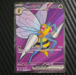 The Pokemon Company Beedrill EX Full Art Ultra Rare 098/086 Holo Chaos Rising - Image 1