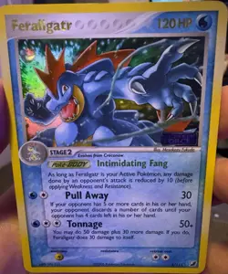 Pokemon Feraligatr 4/115 EX Unseen Forces Reverse Holo Rare NM - Image 1