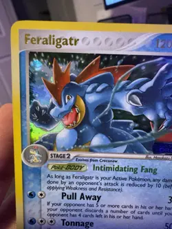 Pokemon Feraligatr 4/115 EX Unseen Forces Reverse Holo Rare NM - Image 3
