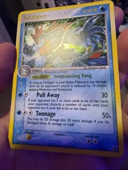Pokemon Feraligatr 4/115 EX Unseen Forces Reverse Holo Rare NM - Image 4