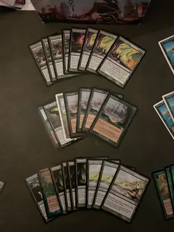 Mtg Collection Lot#4 Green 123 cards - Image 1