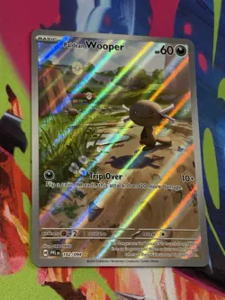 Pokemon Phantasmal Flames #102/94 Paldean Wooper Illustration Rare Full Art Holo - Image 1