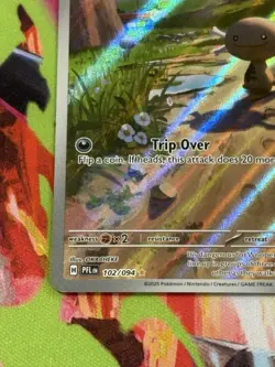 Pokemon Phantasmal Flames #102/94 Paldean Wooper Illustration Rare Full Art Holo - Image 5