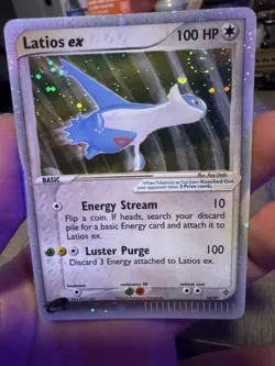 Pokemon Latios ex 94/97 EX Dragon Ultra Rare Holo E-Reader 🌀SWIRL!!!! - Image 1