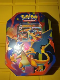 🔥🔥🔥Pokemon TCG: Mega Charizard X EX Tin Brand New Factory Sealed🔥🔥🔥 - Image 1