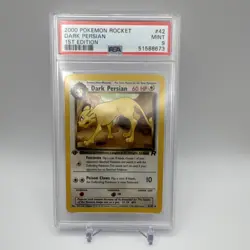 Dark Persian 42/82 Team Rocket 1st Edition 60 HP Uncommon 2000 Pokemon TCG - Image 1