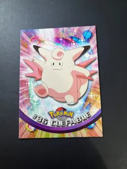 Topps Pokemon Clefable 36 Series 1 Card Blue Topps Trading Card Vintage - Image 2